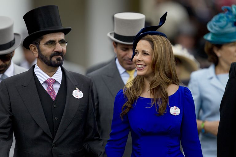 Dubai šeik Mohammed bin Rashid Al Maktoum ja ta naine, printsess Haya bint al-Hussein 2012. aastal Royal Ascot ratsavõistlusel.