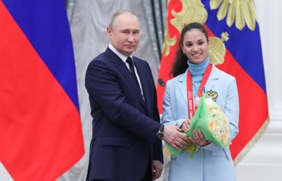 Vladimir Putin ja Veronika Stepanova.