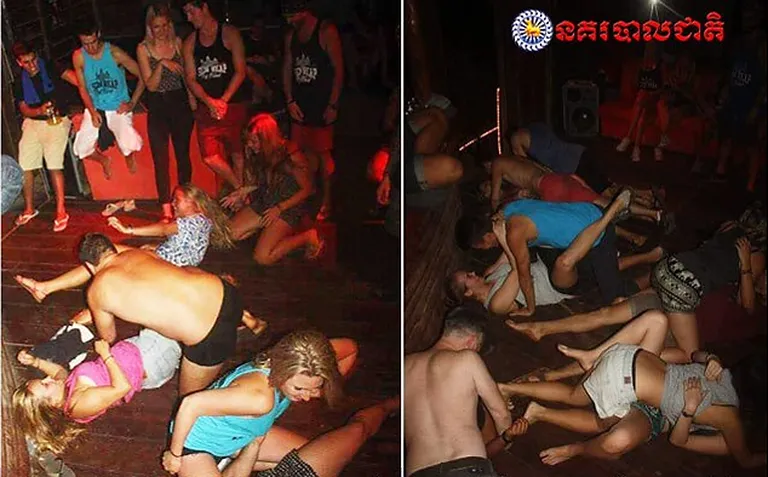 Kambodža politsei fotod «pornograafiliselt» tantsinud välismaalastest