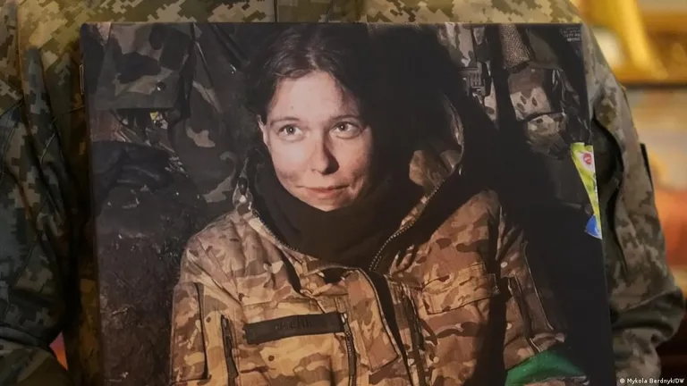 Фотография немки Дианы Савиты Вагнер, воевавшей за Украину и погибшей на фронте