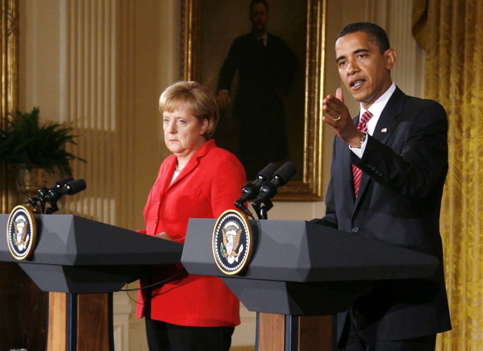 Angela Merkel ja Barack Obama.