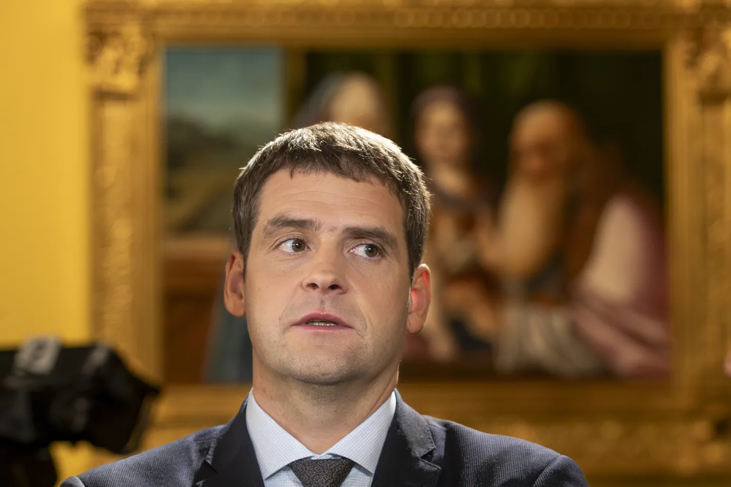 Leedu natsionalistlik-populistliku erakonna Nemunase Koidik juht Remigijus Žemaitaitis.