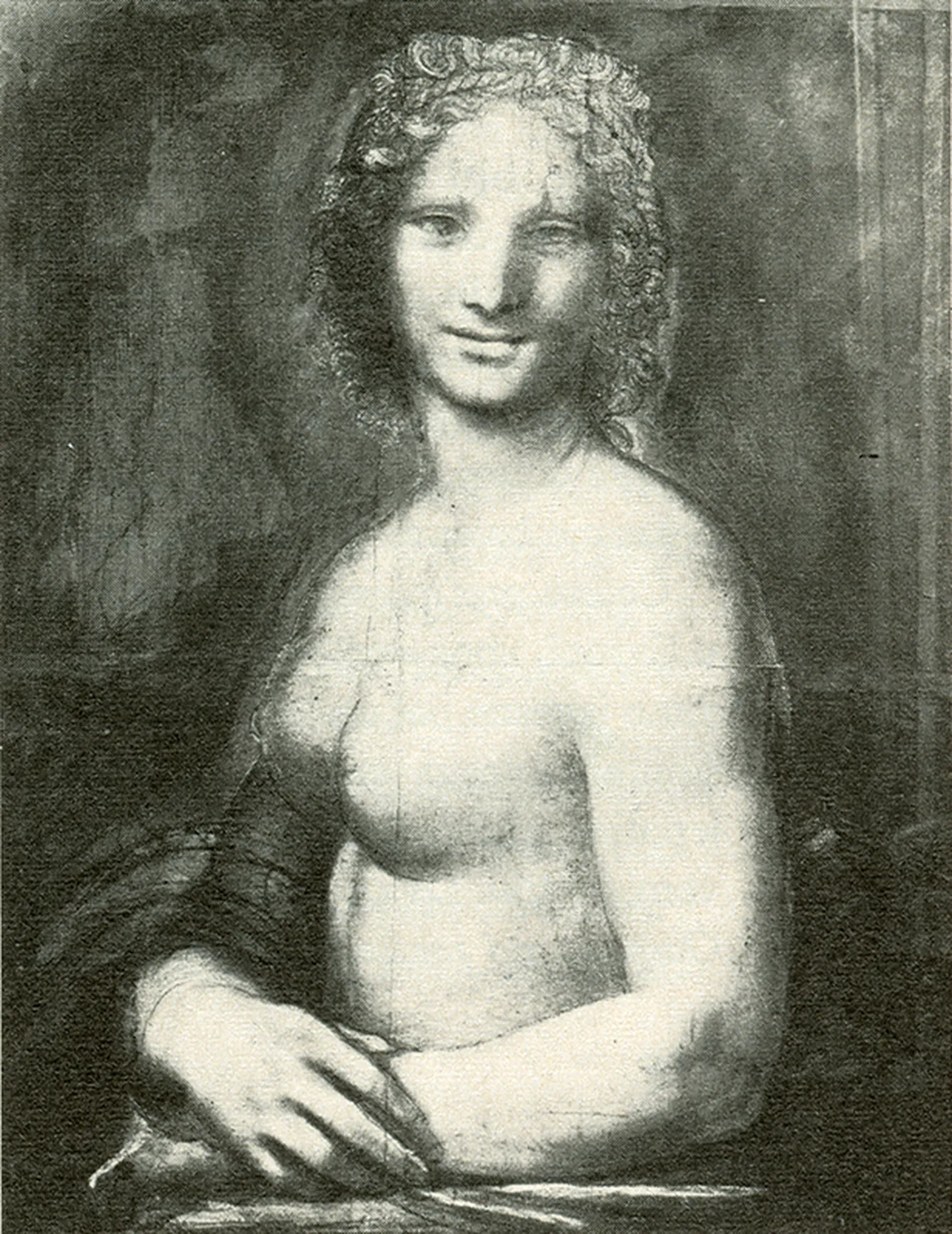 Zīmējums "Monna Vanna", ko, iespējams, radījis Leonardo da Vinči.