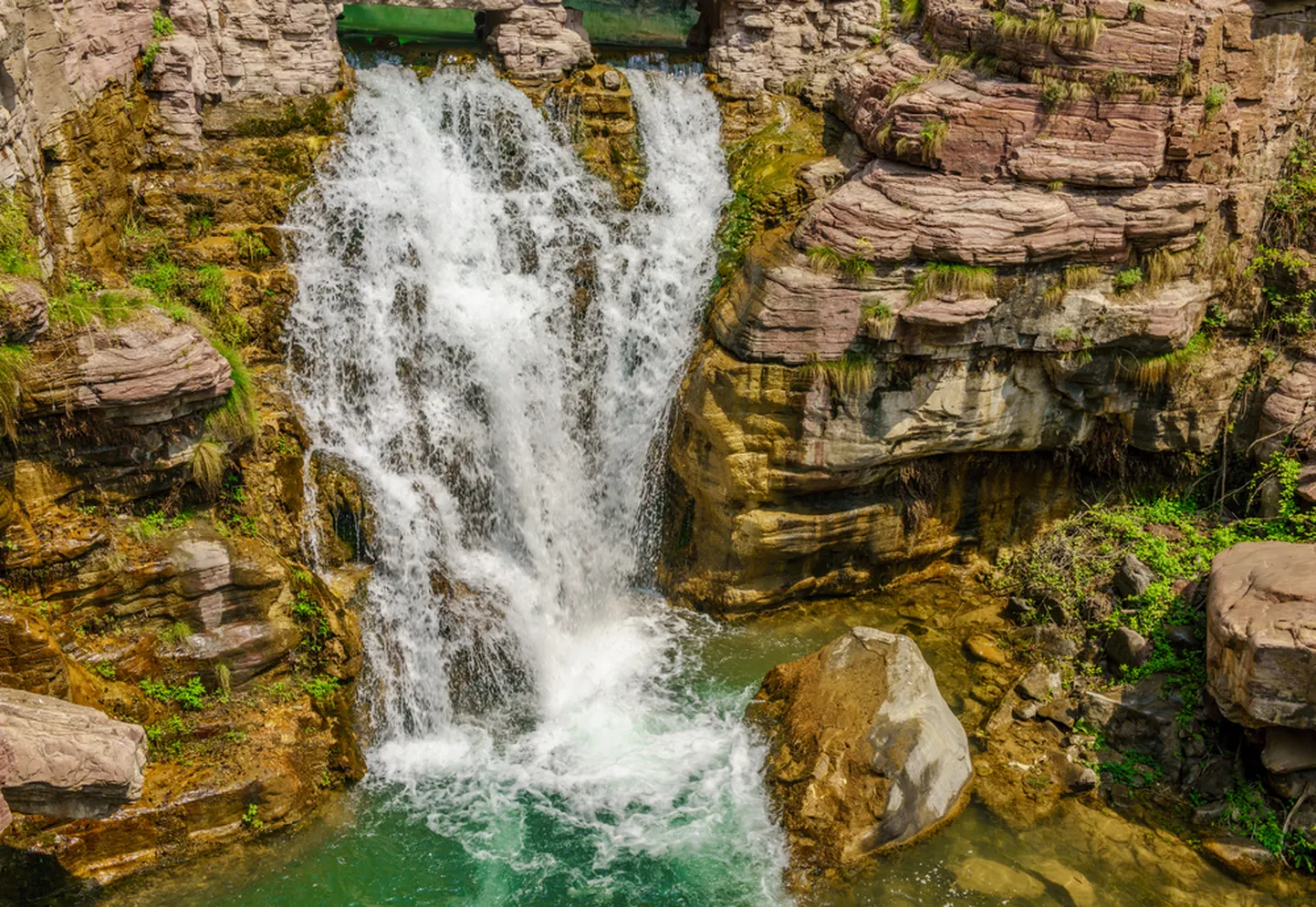 Yuntai mäepark, Henan, Hiina.