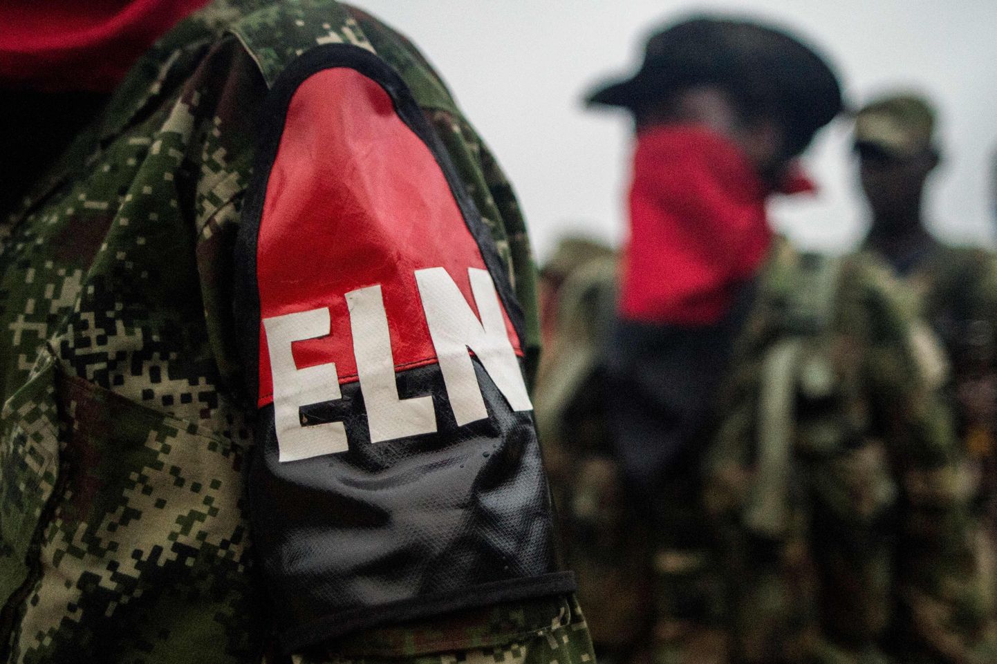 Colombia sissirühmituse ELN võitlejad.