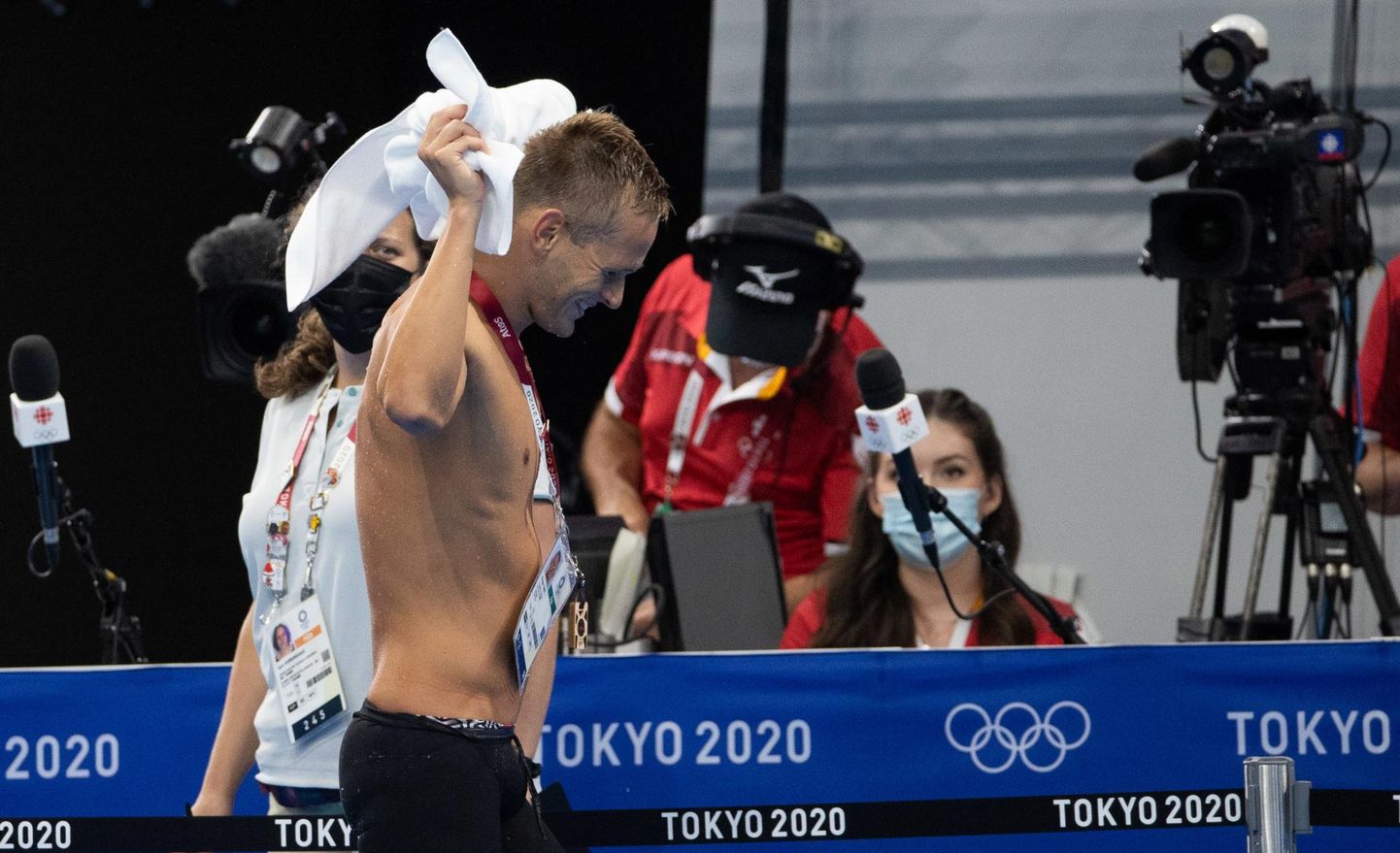 Kregor Zirgi rahulolev nägu Tokyo olümpia 200 meetri vabaujumise järel rääkis enda eest.