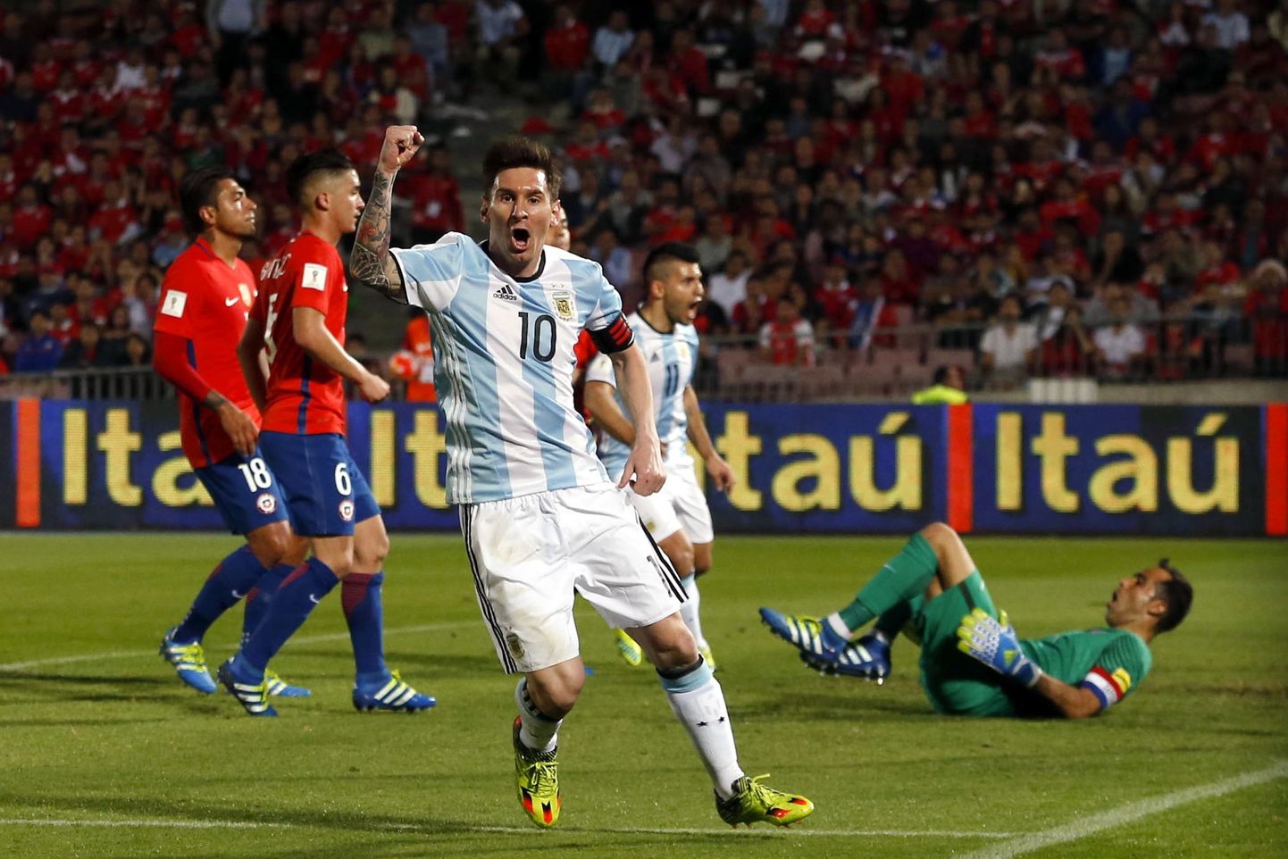 Lionel Messi Argentina koondise särgis.