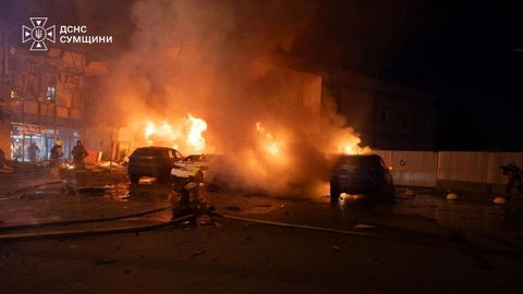 Venelaste õhurünnakus Sumõ kaubanduskeskusele sai surma kolm inimest