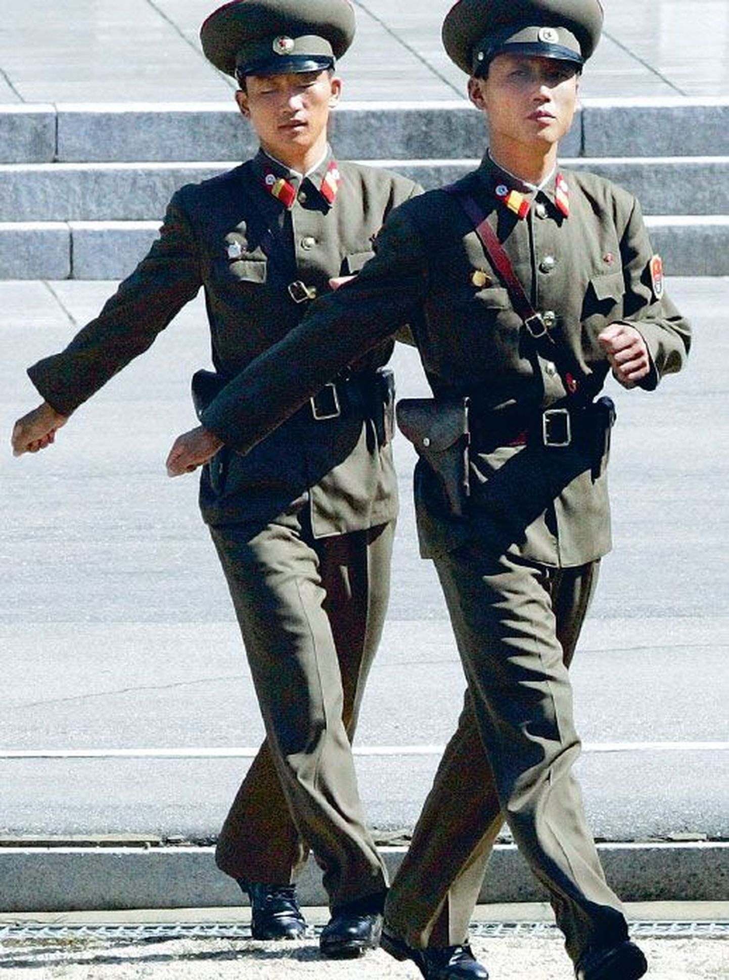 Северокорейские солдаты.Иллюстративное фото.
