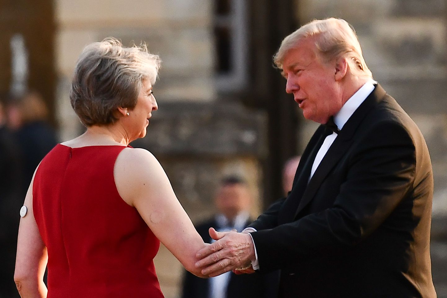 Briti peaminister Theresa May ja USA president Donald Trump.