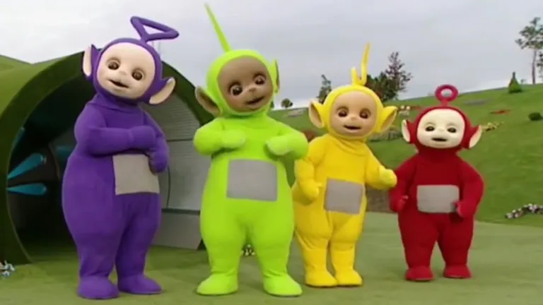 Teletupsud vasakult: Tinky-Winky, Dipsy, Laa-Laa ja Po