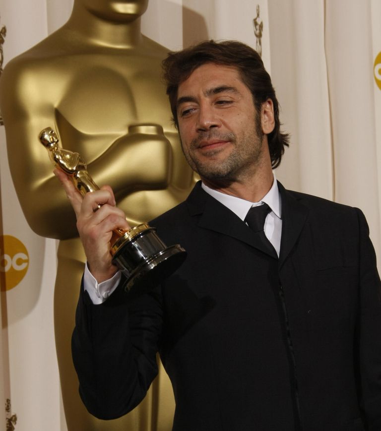 Javier Bardem oma esimese Oscariga.
