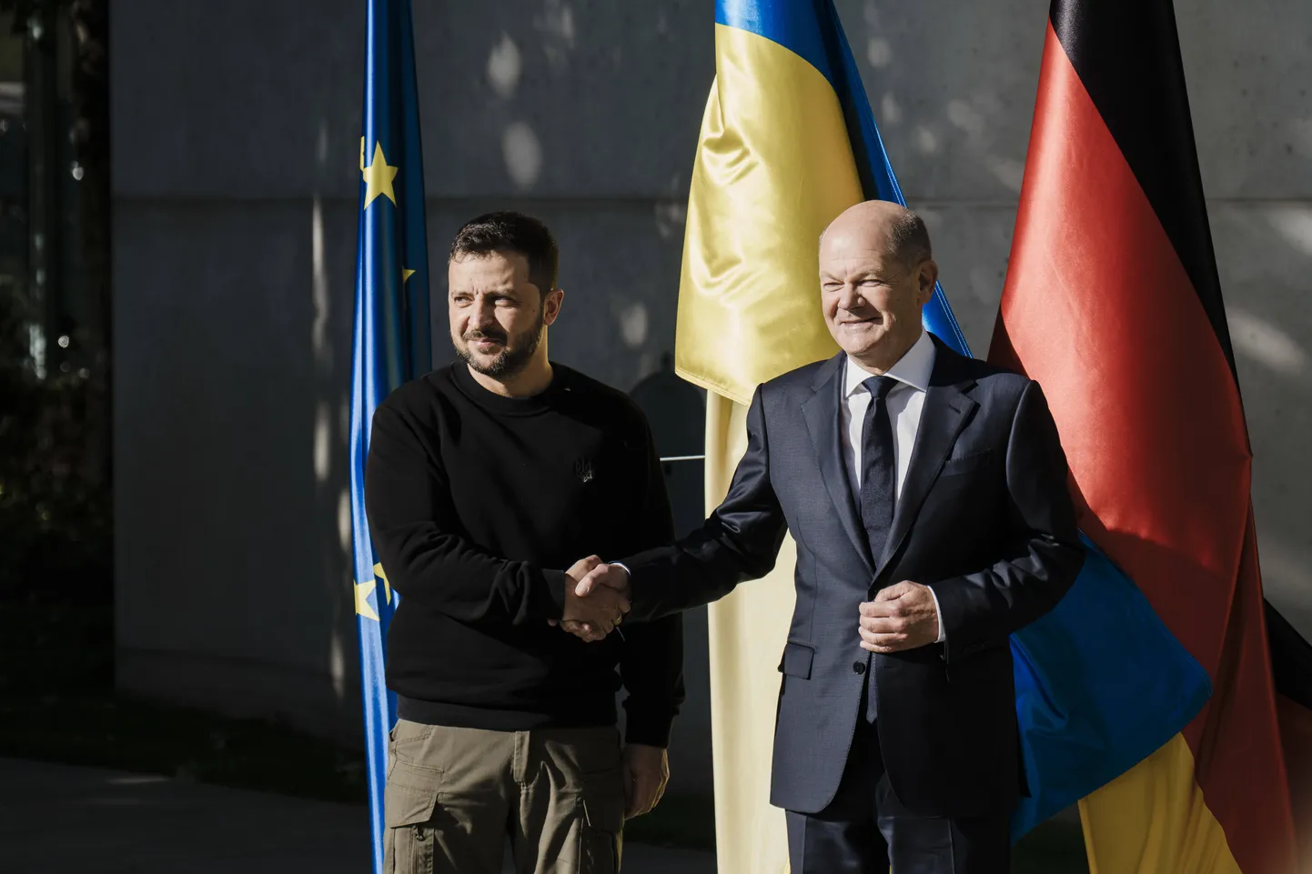 Saksamaa liidukantsler Olaf Scholz võõrustas kuu tagasi Berliinis Ukraina presidenti Volodõmõr Zelenskõid.