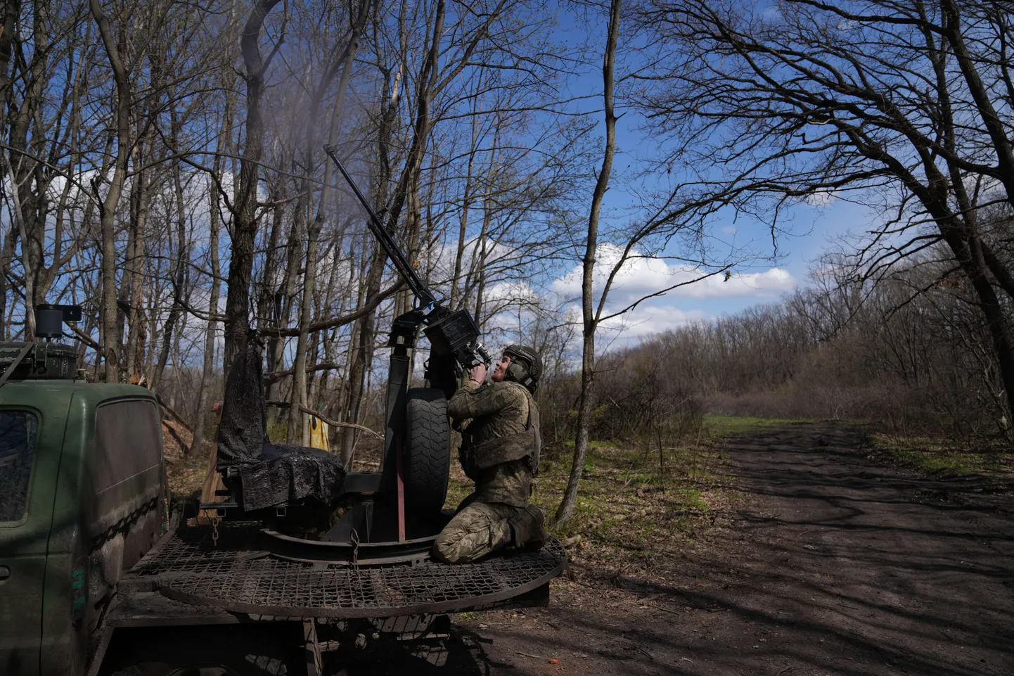 Ukraina sõdur rindel.