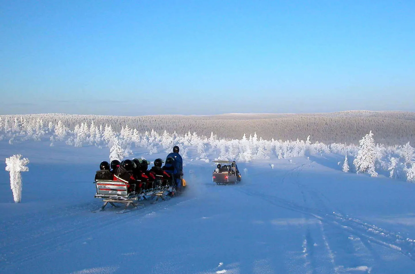 Kelgusafari Saariselkäs Lapi maakonnas.