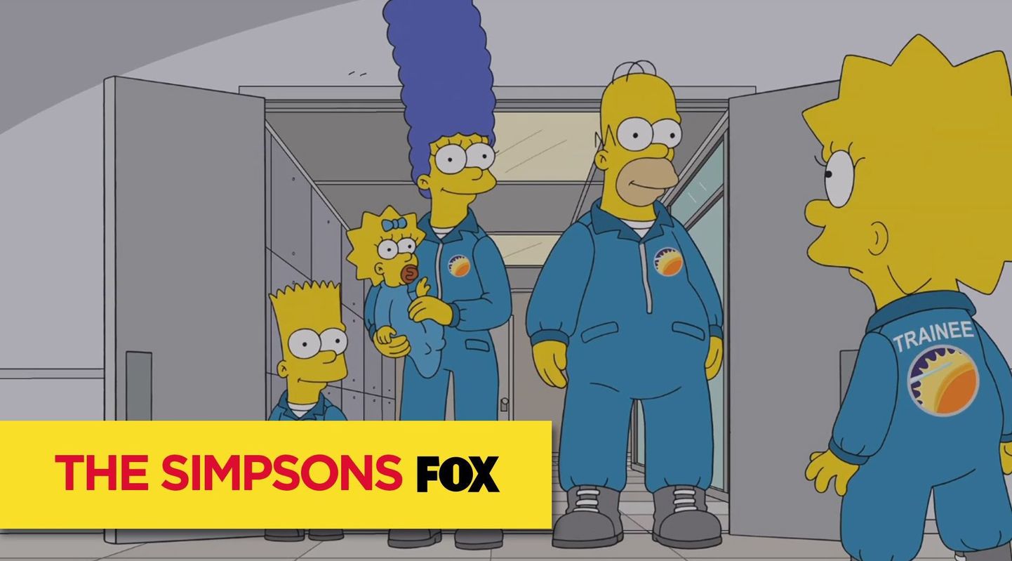 Kaader animaseriaali «Simpsonid» uuest osast «The Marge-ian Chronicles»