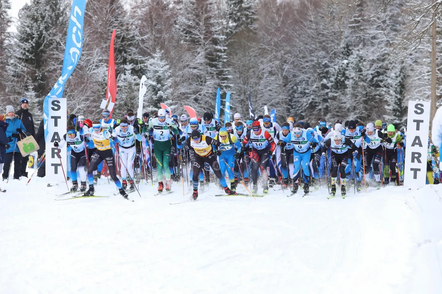 Tamsalu–Neeruti maratoni start.