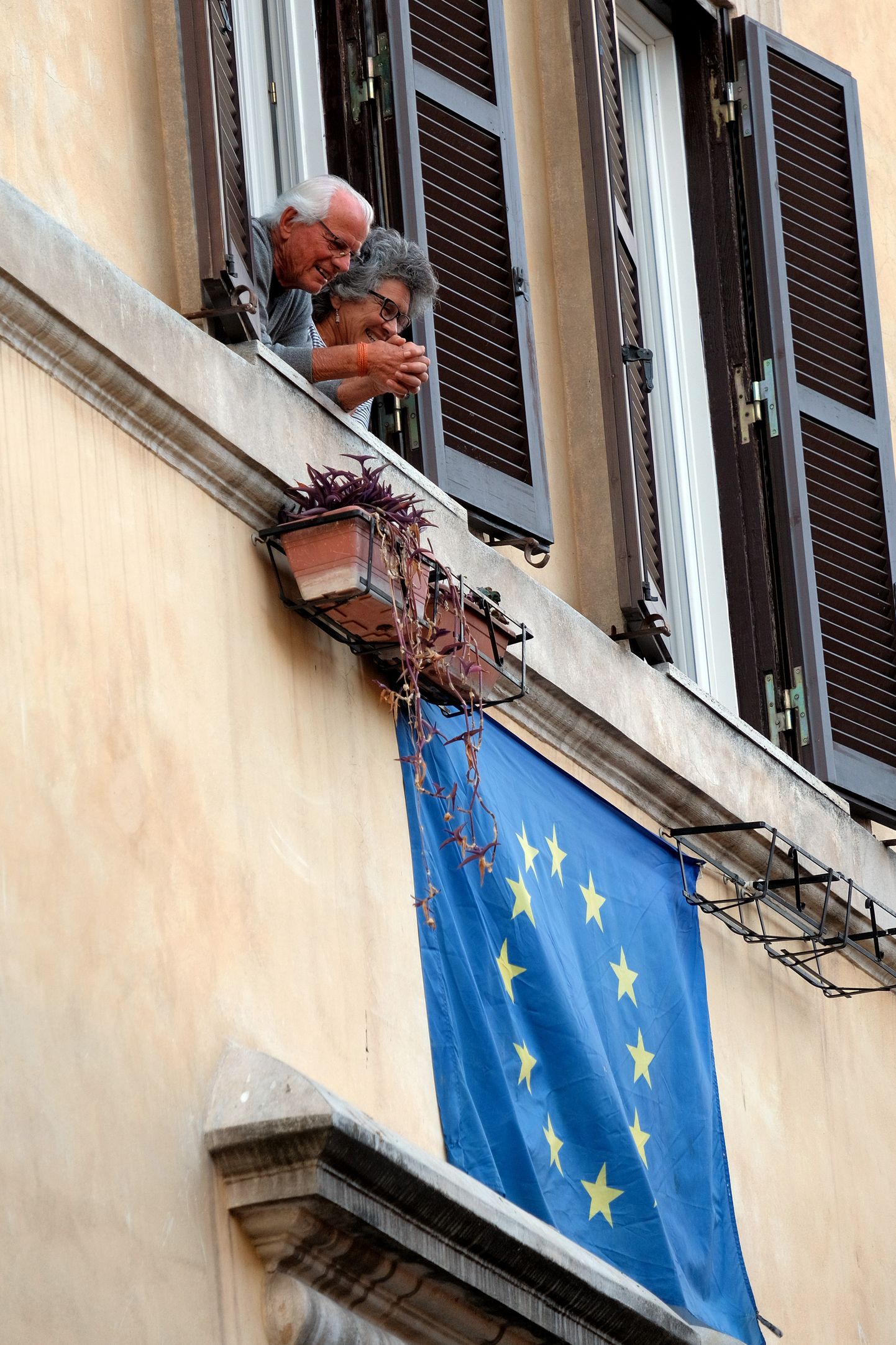 Euroopa Liidu lipp Roomas.