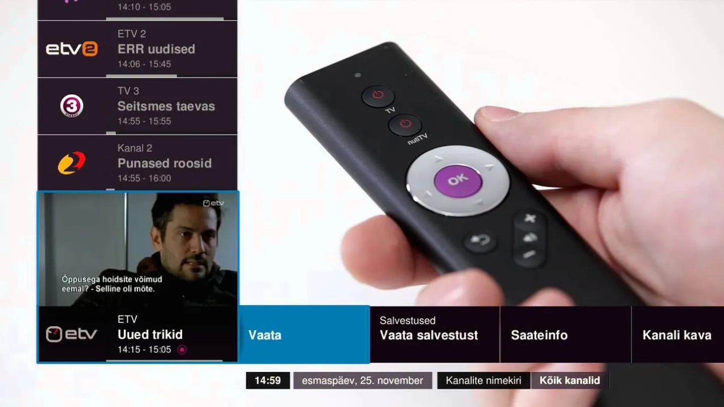 Uus ja võimekam nutiTV saab käe sisse juba peale paariminutilist harjutamist.