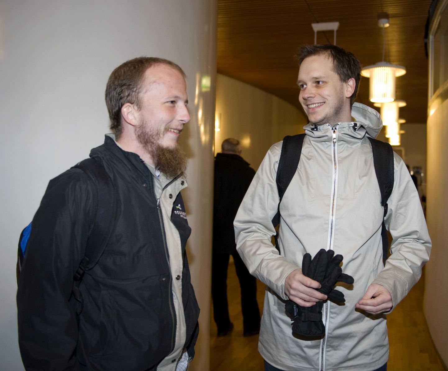 Pirate Bay asutajad Gottfrid Svartholm Warg ja Peter Sunde Stockholmis.