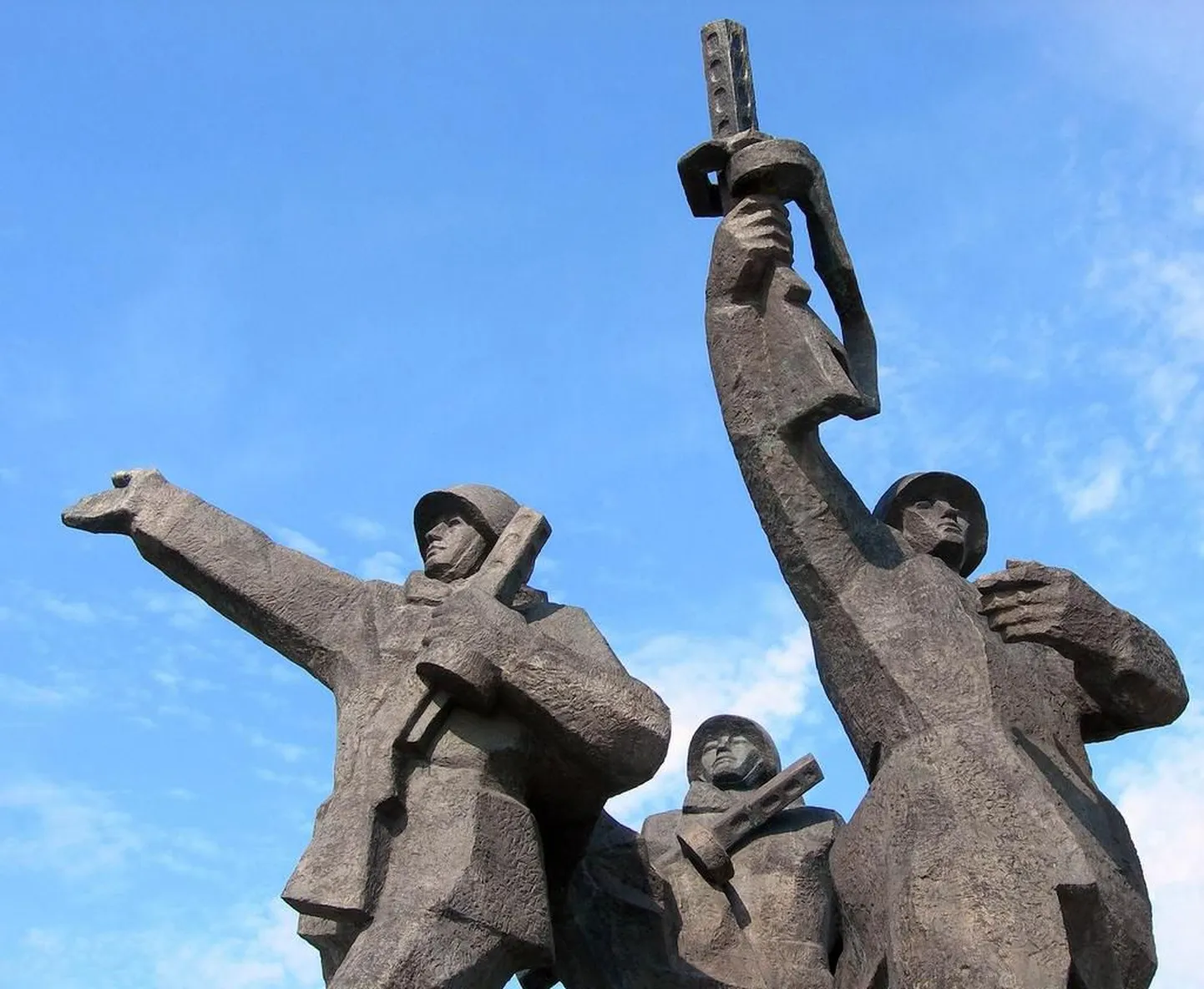 Nõukogude vägedele pühendatud võidumonument Riias.