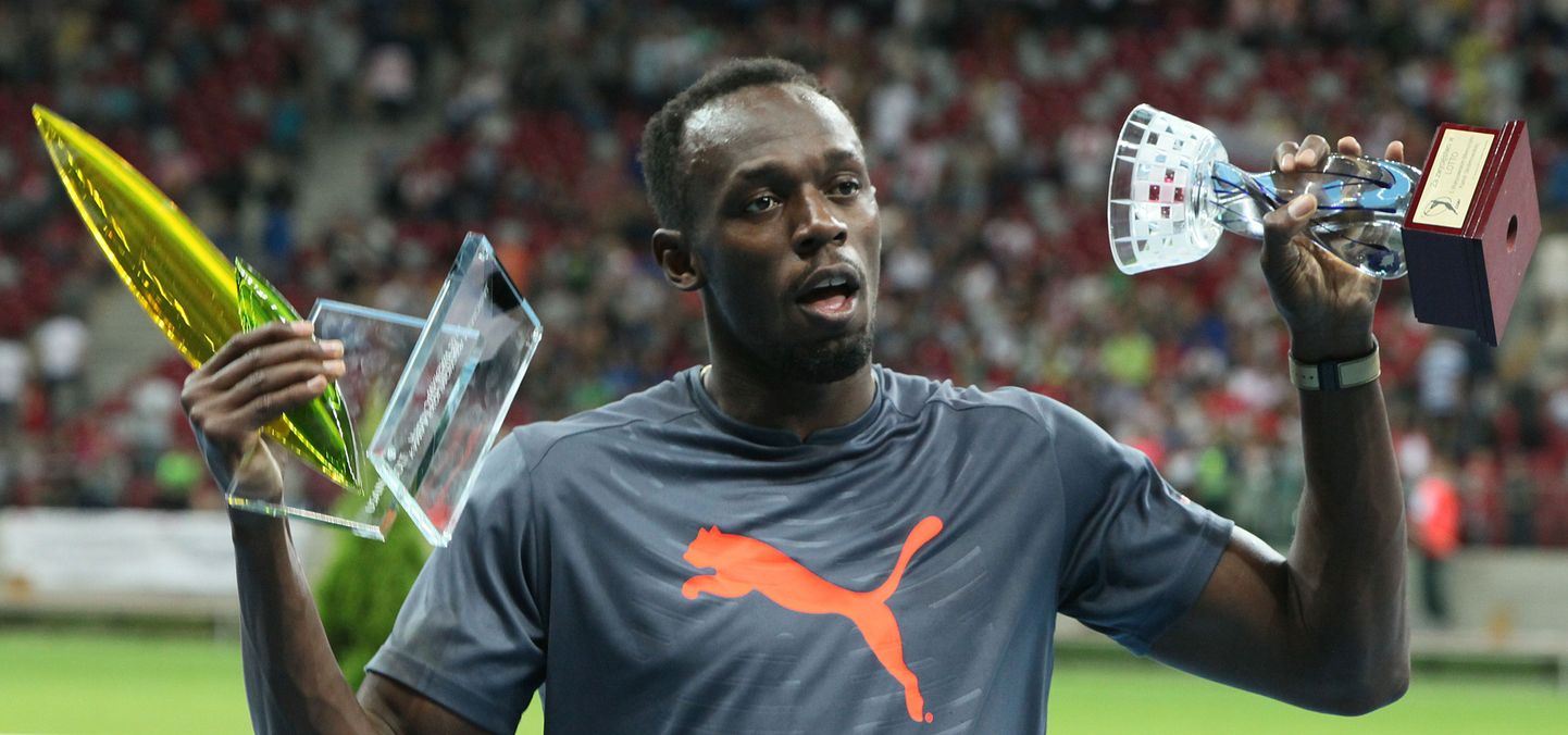 Usain Bolt Varssavis.