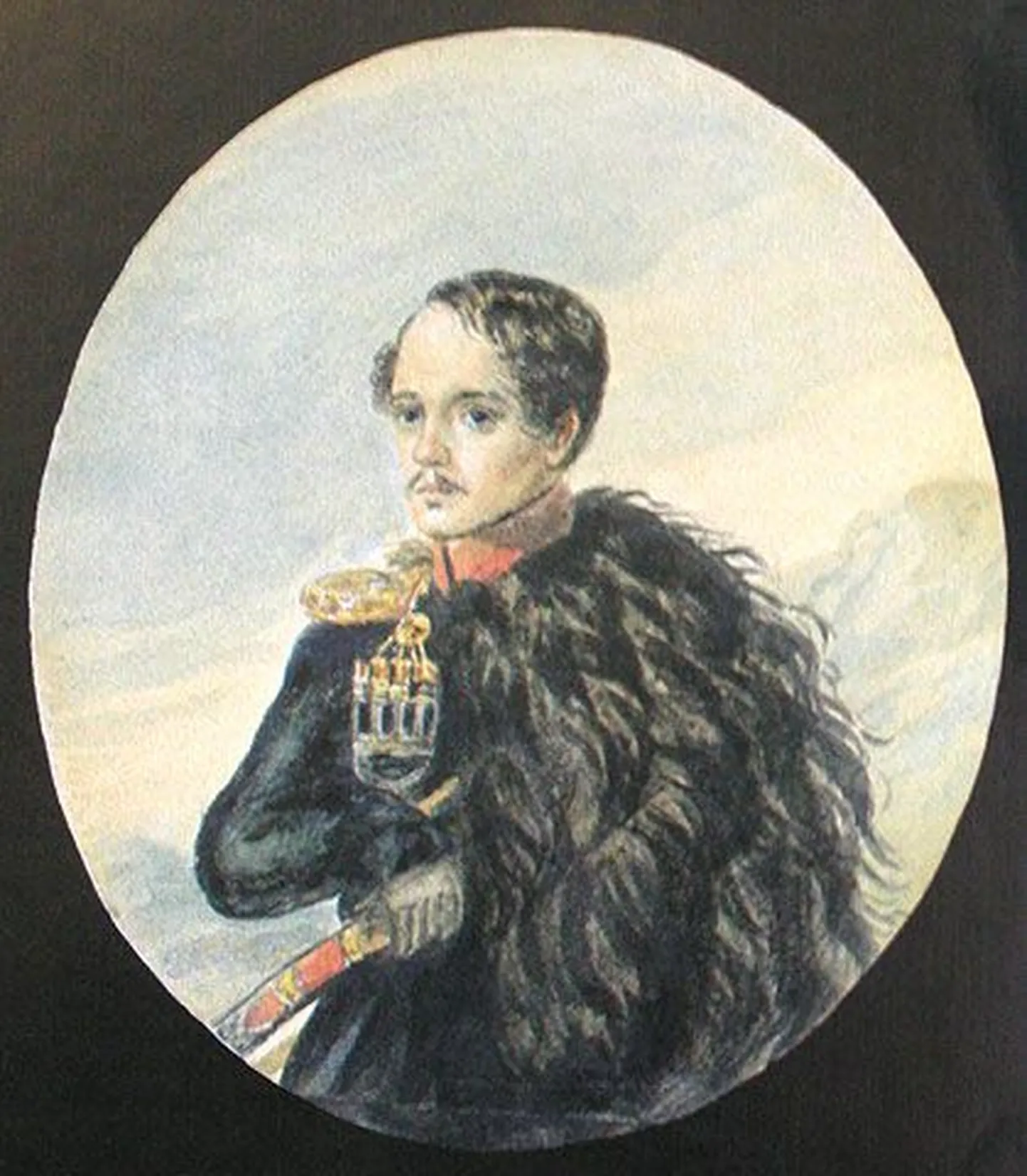 М.Ю.Лермонтов. Автопортрет.