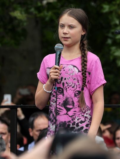 Noor kliimaaktivist Greta Thunberg.
