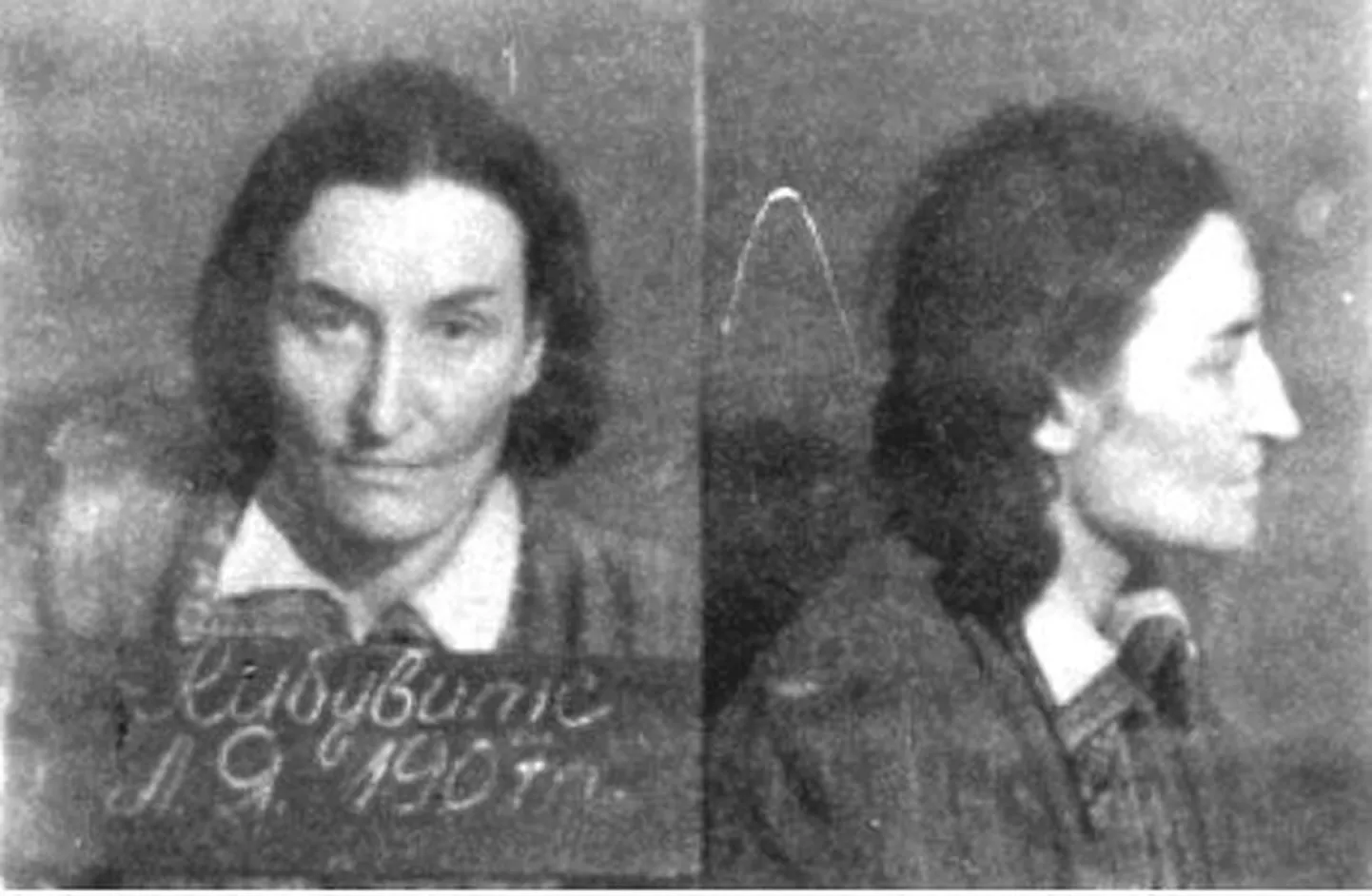 Leida Kibuvitsa vangifoto