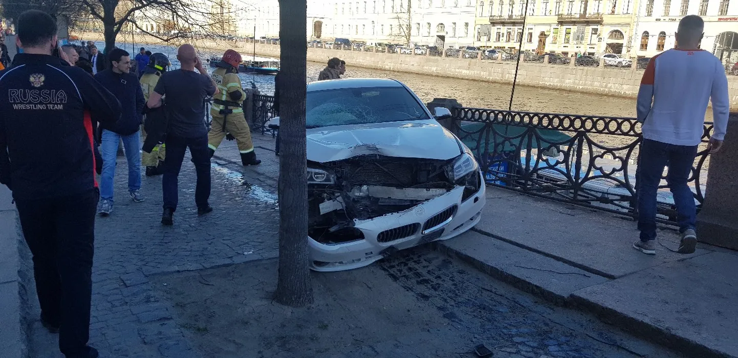 Avarii Peterburi kesklinnas.