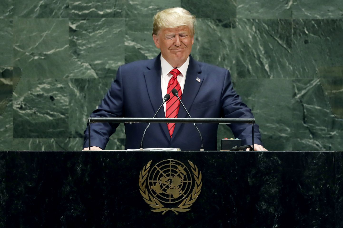 USA president Donald Trump pidamas 24. septembril kõnet ÜRO peaassambleel.