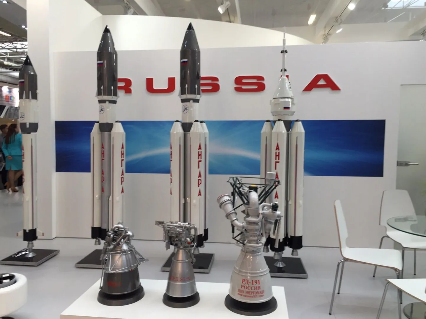Venemaa kosmoseagentuuri raketid Pariisi lennušõul
