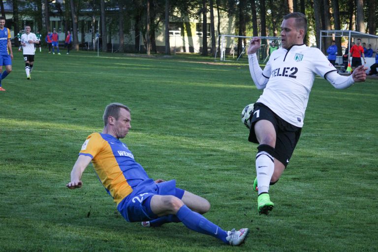 Flora on liigas ainus meeskond, kellelt Pärnu ei ole tänavu suutnud punkte võtta. FOTO: Mailiis Ollino / Pärnu Postimees