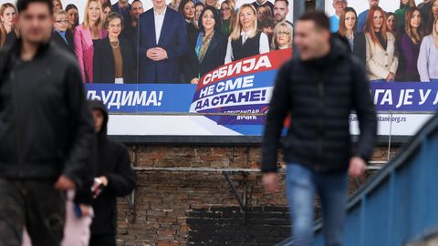 Esialgsed tulemused Serbias kinnitasid võimupartei võitu