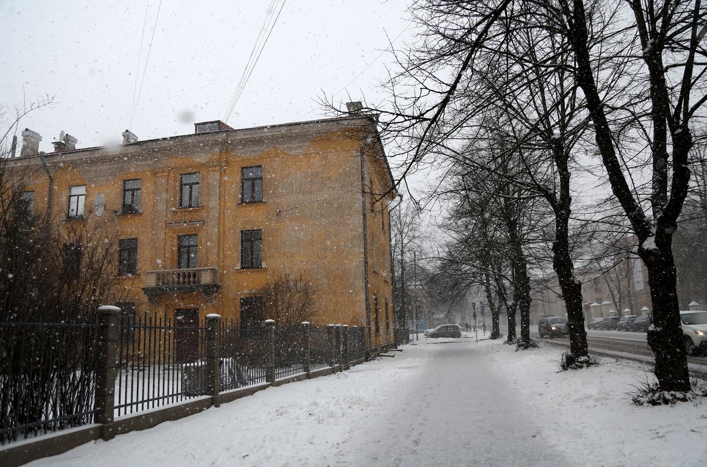 Maskavas priekšpilsēta ziemā.