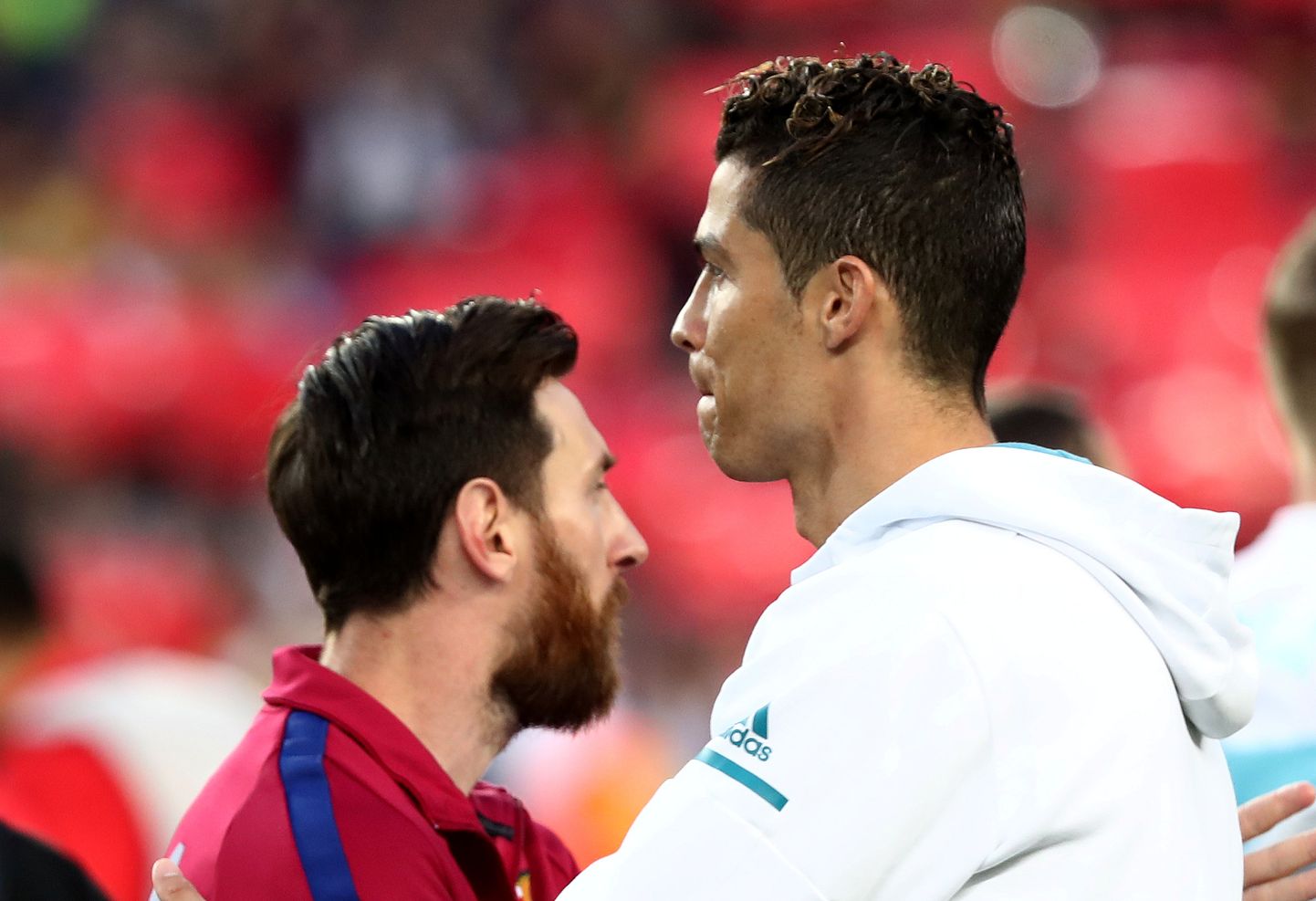 Cristiano Ronaldo (paremal) ja Lionel Messi.