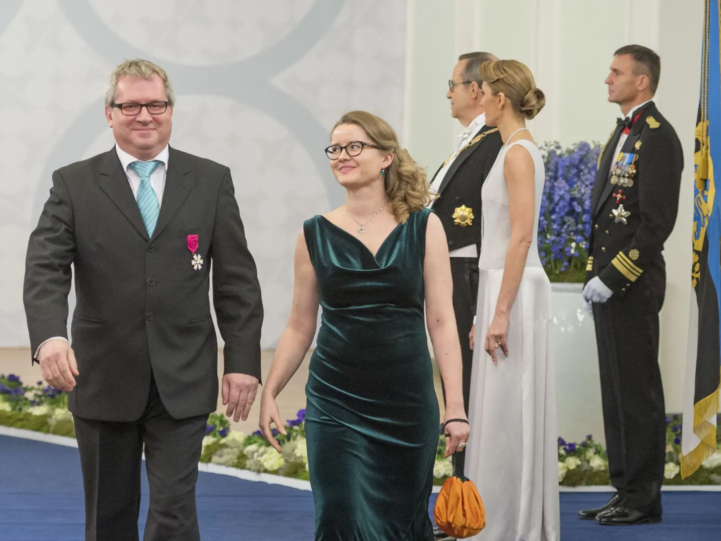 Kanuti Gildi SAALi juht, Baltoscandali kunstiline juht Priit Raud ja Katre Väli.