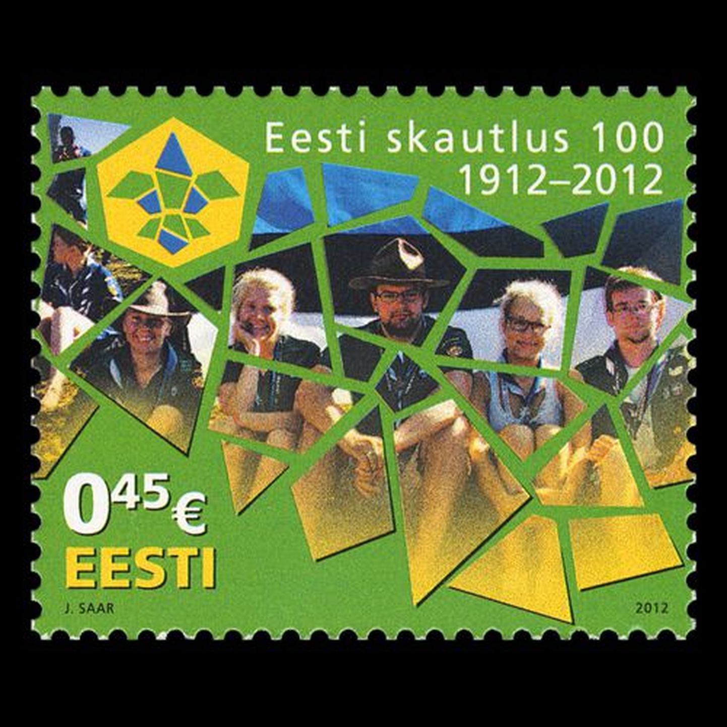 Eesti skautluse 100. aastapäevaks välja antud postmark.