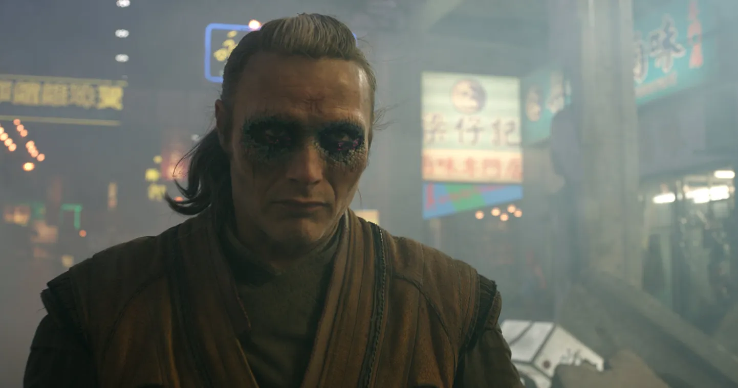 Mads Mikkelsen Kaeciliusena filmis «Doctor Strange» (2016)