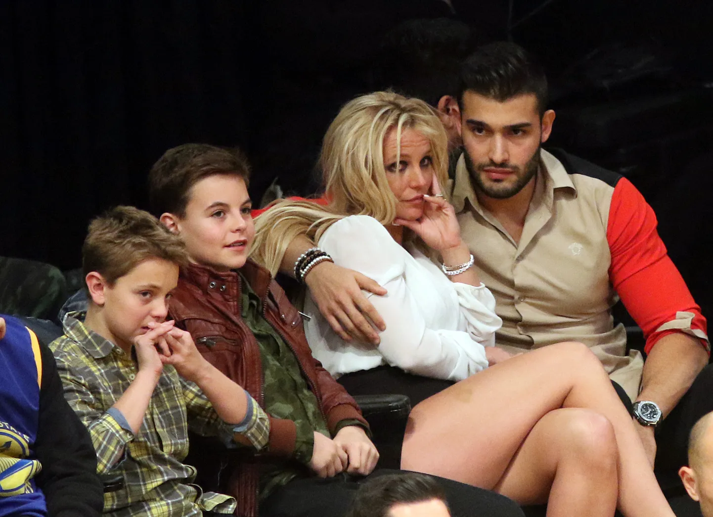 Britney Spears ja eksabikaasa Sam Asghari.