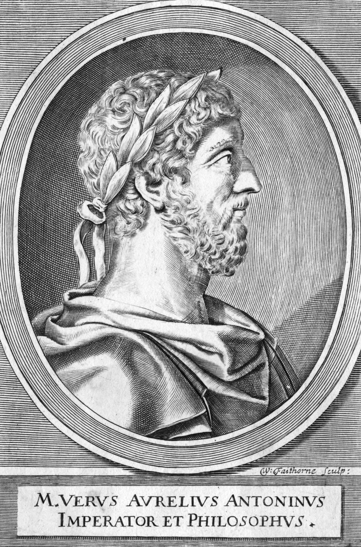 Rooma keiser Marcus Aurelius Antoninus (121–180).