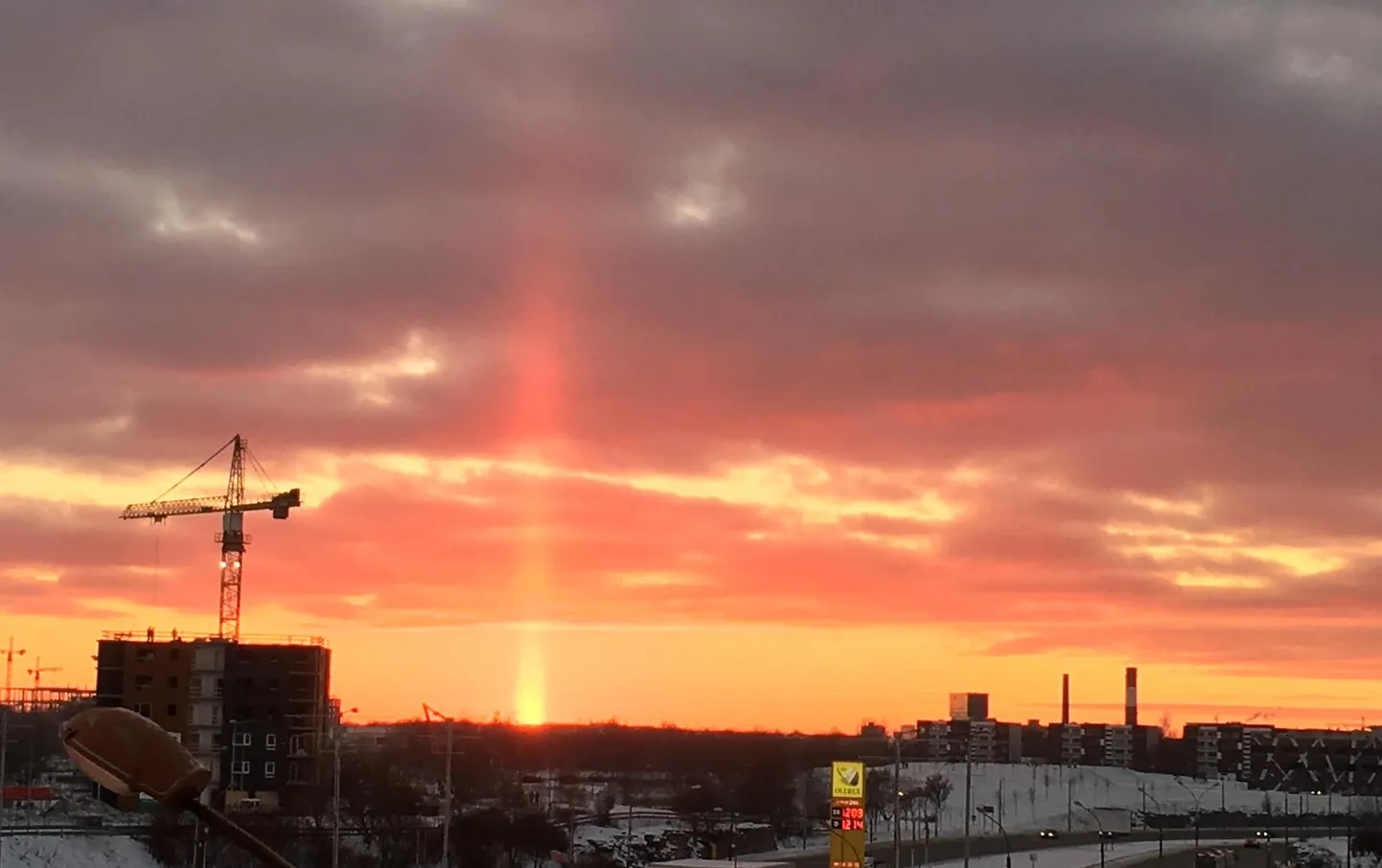 Световой столб