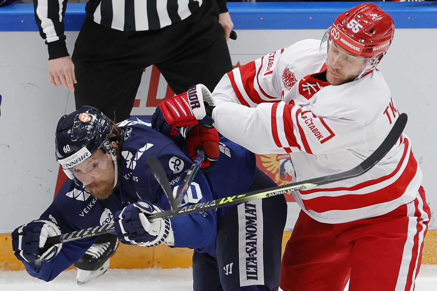 Хоккеисты сборной России потерпели поражение от соперников из Финляндии