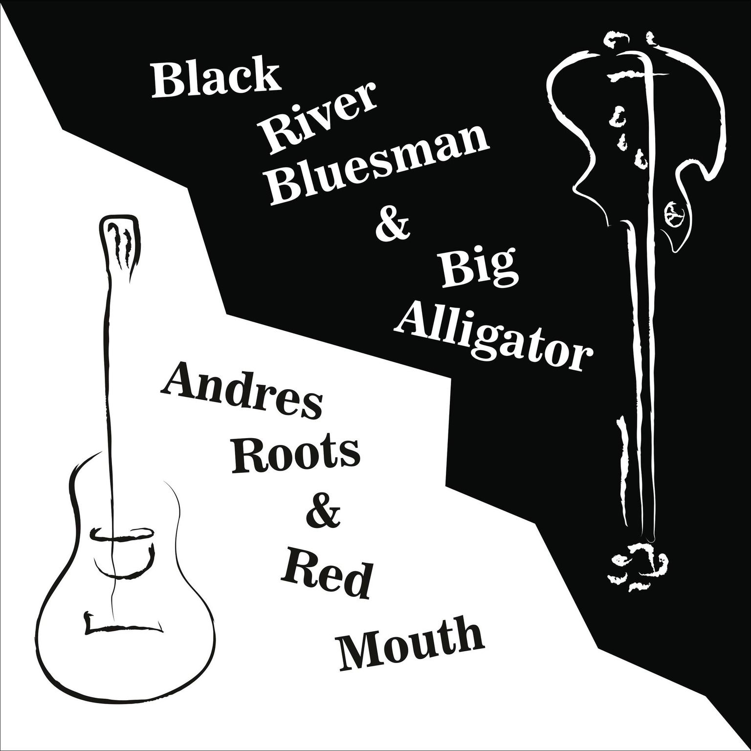 Black River Bluesman, Big Alligator, Andres Roots ja Red Mouth avaldasid nelja looga CD.
