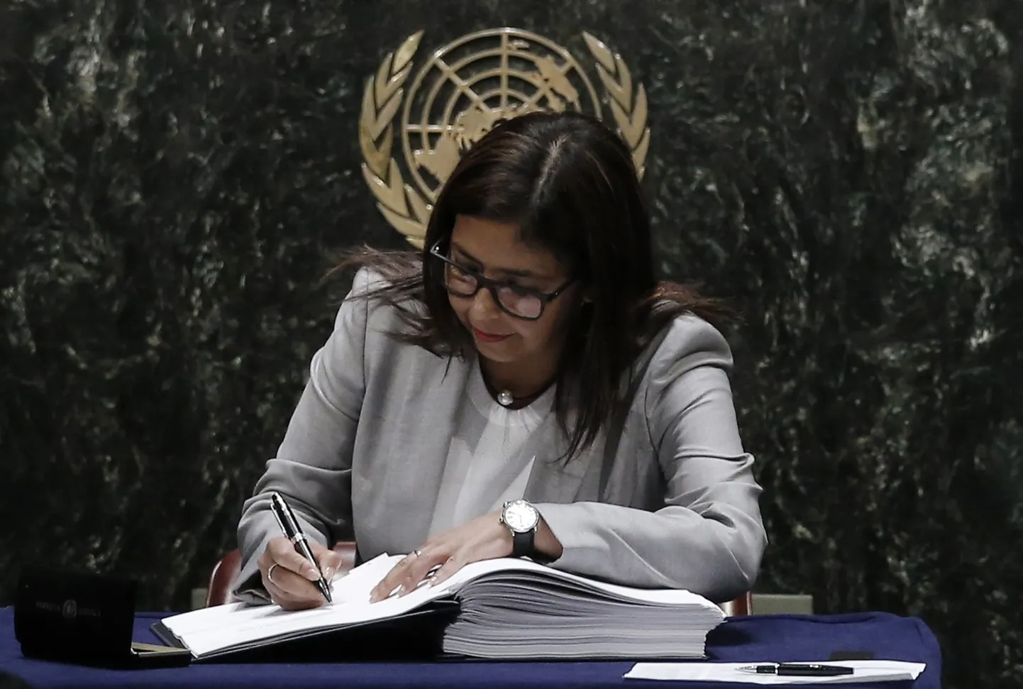 Venezuela välisminister Delcy Rodriguez.