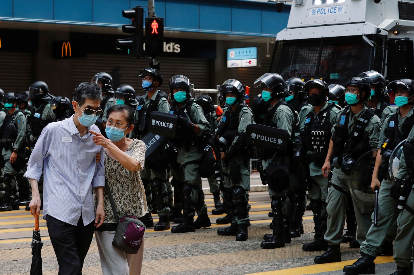 Protesti pret Honkongas jauno drošības likumu