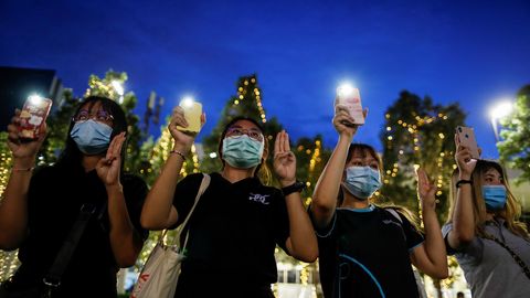 Hongkongist inspireeritud Tai protestijad ihkavad õigust kuningat solvata