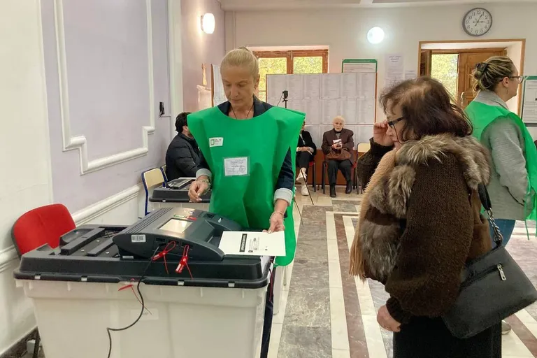 Голосование в Тбилиси