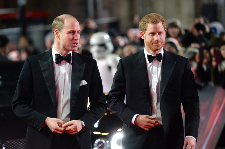 Printsid William ja Harry uue «Tähesõjad» filmi Euroopa esilinastusel Londonis