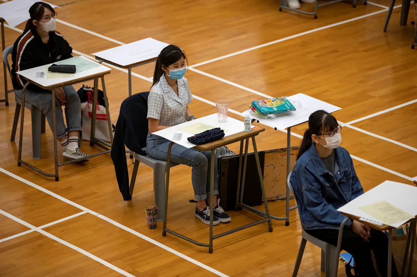 Keskkooli lõpueksamid Hongkongis.